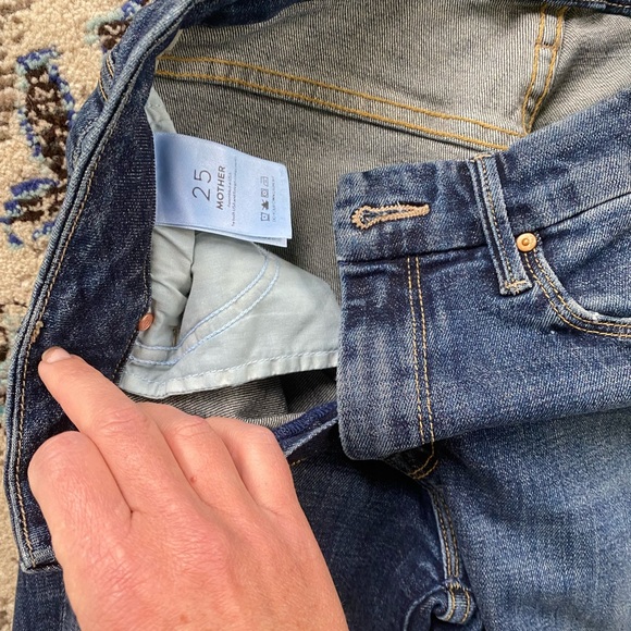 Mother High waisted looker ankle fray - Picture 7 of 10